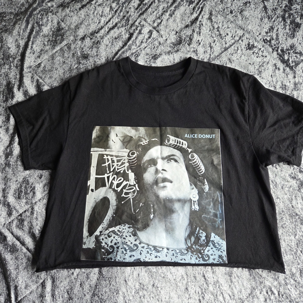 Alice Donut Cropped Band Tshirt